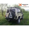 Pare-chocs arrière F4X4 pour Toyota Land Cruiser HZJ71 99-07 Modèle avec platine de treuil incluse !