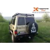 Pare-chocs arrière F4X4 pour Toyota Land Cruiser HZJ71 99-07 Modèle avec platine de treuil incluse !