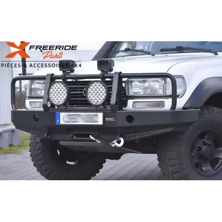 Pare-chocs avant F4X4 pour Toyota Land Cruiser HDJ80 Avec Bullbar