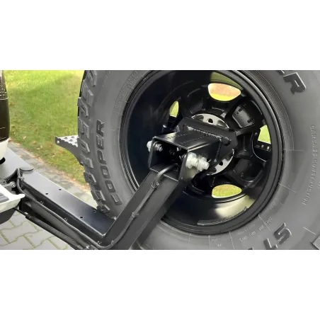 Support roue de secours pour pare-chocs F4X4 Toyota Land Cruiser HDJ80