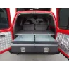 Aménagement avec tiroirs et rangements F4X4 pour Toyota Land Cruiser HDJ80