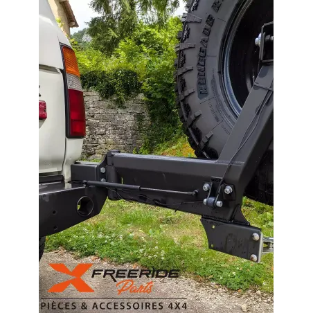 Support roue de secours pour pare-chocs F4X4 Toyota Land Cruiser HDJ80