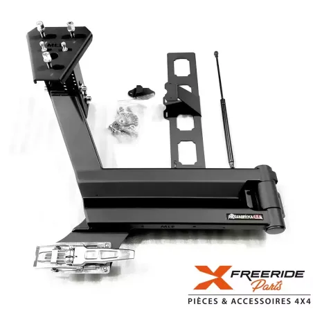 Support roue de secours pour pare-chocs F4X4 Toyota Land Cruiser HDJ100 98-07