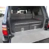 Aménagement avec tiroirs et rangements F4X4 pour Toyota Land Cruiser HDJ100 1998-2007