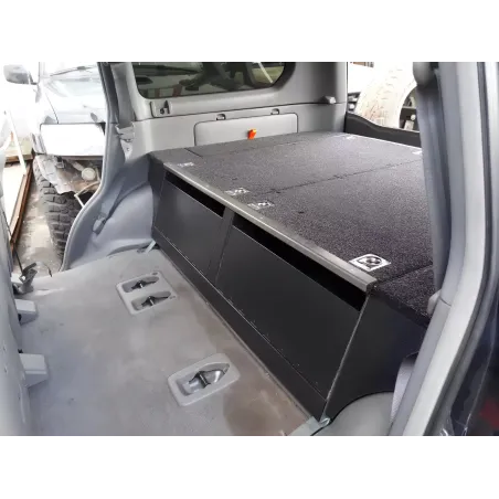 Aménagement avec tiroirs et rangements F4X4 pour Toyota Land Cruiser HDJ100 1998-2007