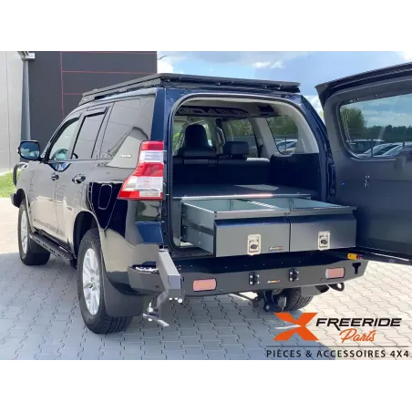 Aménagement avec tiroirs et rangements F4X4 pour Toyota Land Cruiser KDJ150 2013-2016