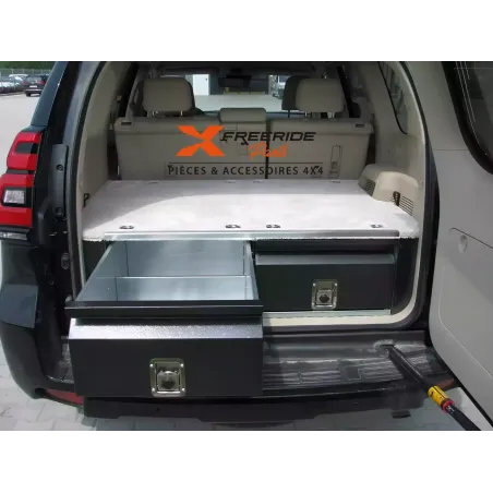 Aménagement avec tiroirs et rangements F4X4 pour Toyota Land Cruiser J200