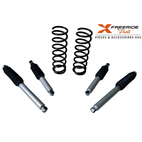 Kit réhausse +4cm Raptor4x4 medium pour Nissan Terrano 1 et 2