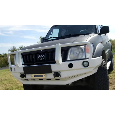 Pare-chocs avant F4X4 pour Toyota Land Cruiser KDJ90 KZJ90 KDJ95 KZJ95
Avec Bullbar