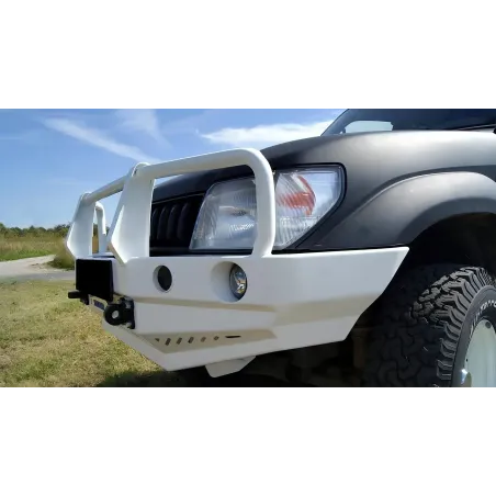 Pare-chocs avant F4X4 pour Toyota Land Cruiser KDJ90 KZJ90 KDJ95 KZJ95
Avec Bullbar