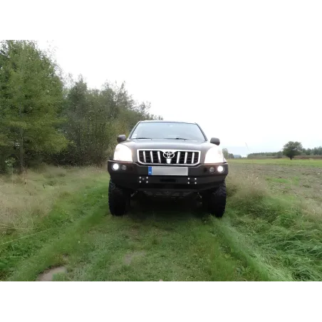 Pare-chocs avant F4X4 pour Toyota Land Cruiser KDJ120 KDJ125 
Sans Bullbar