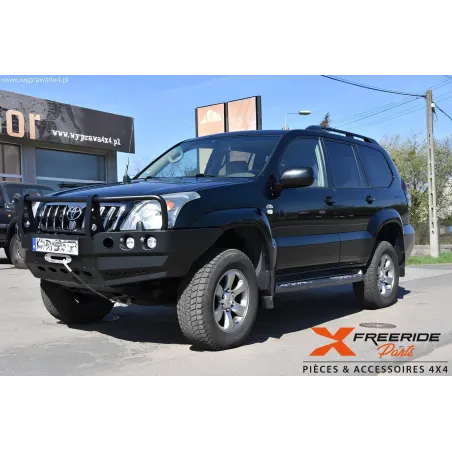 Pare-chocs avant F4X4 pour Toyota Land Cruiser KDJ120 KDJ125 Avec Bullbar