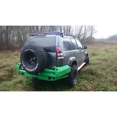 Pare-chocs arrière F4X4 pour Toyota Land Cruiser KDJ120 02-09