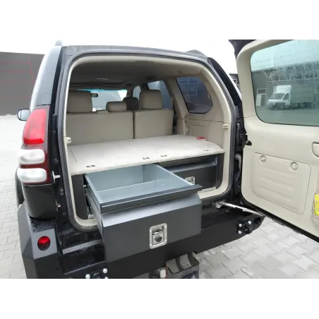 Aménagement avec tiroirs et rangements F4X4 pour Toyota Land Cruiser KDJ120