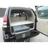 Aménagement avec tiroirs et rangements F4X4 pour Toyota Land Cruiser KDJ120