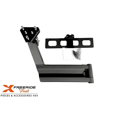 Support roue de secours pour pare-chocs F4X4 Toyota Land Cruiser KDJ120 KDJ125