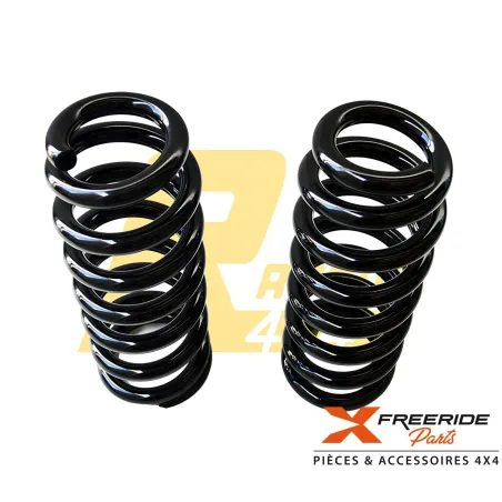Ressorts arrières +4cm Raptor4x4 pour Mitsubishi Pajero 3 et 4 La paire