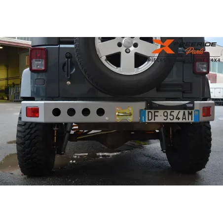 Pare-chocs arrière acier Raptor4x4 pour Jeep Wrangler JK Vendu avec les feux