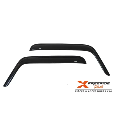 Kit de déflecteurs de vitre pour Jeep Wrangler JK 3 portes