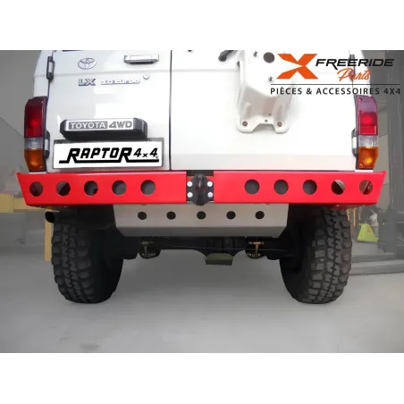 Pare-chocs arrière acier Raptor4x4 pour Toyota Land Cruiser LJ70 LJ73 ph2 KZJ70 KZJ73