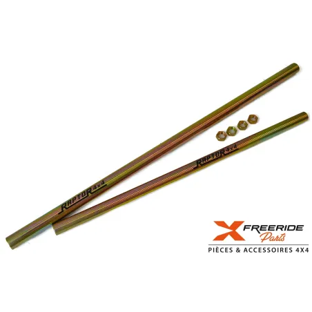 Kit de 2 barres de direction et accouplement réglables et renforcées Raptor4x4 pour Toyota Land Cruiser LJ70 LJ73 KZJ70 KZJ73