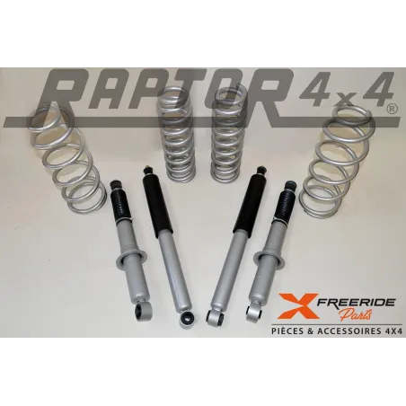 Kit réhausse +4cm medium Raptor4x4 pour Toyota Land Cruiser KDJ90 KDJ95 KZJ90 KZJ95