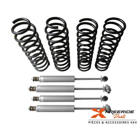 Kit réhausse +5cm medium Raptor4x4 pour Toyota Land Cruiser LJ70 LJ73 KZJ70 KZJ73