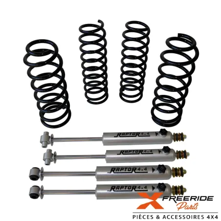 Kit réhausse PLATINIUM +5cm medium Raptor4x4 pour Toyota Land Cruiser LJ70 LJ73 KZJ70 KZJ73