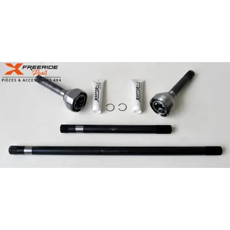 Kit complet demi arbre + joint homocinétique Raptor4x4 pour Toyota Land Cruiser LJ70 LJ73 KZJ70 KZJ73