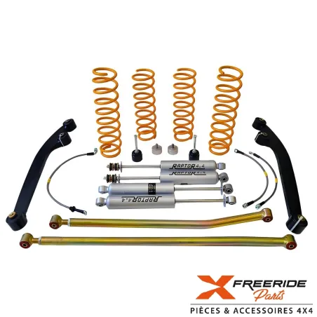 Kit réhausse +5cm TRIAL Raptor4x4 pour Suzuki Jimny 1998-2018