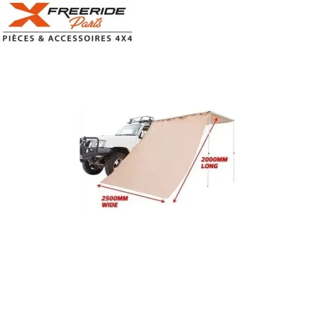 Coupe-vent latéral pour auvent 2M x 2.5MIdéal pour se protéger du sable, de la pluie et du soleil