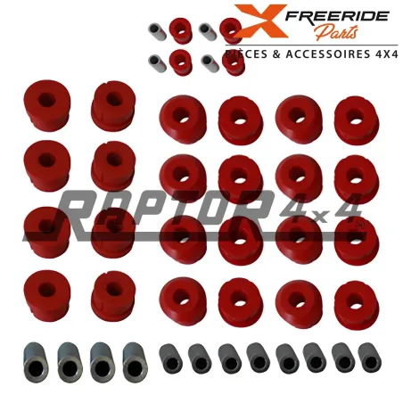 Kit complet de silent bloc polyuréthane pour Suzuki Jimny 1998-2018