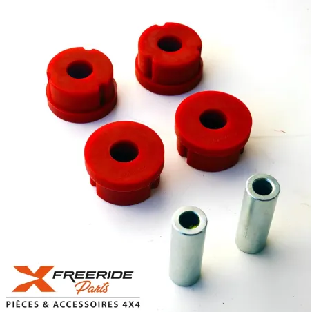 Kit silent bloc polyuréthane de tirants avant coté châssis pour Suzuki Jimny 1998-2018