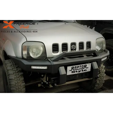 Pare-chocs en acier très robuste avec support treuil pour Suzuki Jimny 1998-2018
S'adapte sur tous les modèles essence.