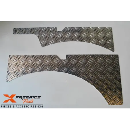 Kit plaques en aluminium strié de ailes arrières HD pour Suzuki Samurai
Épaisseur 2mm