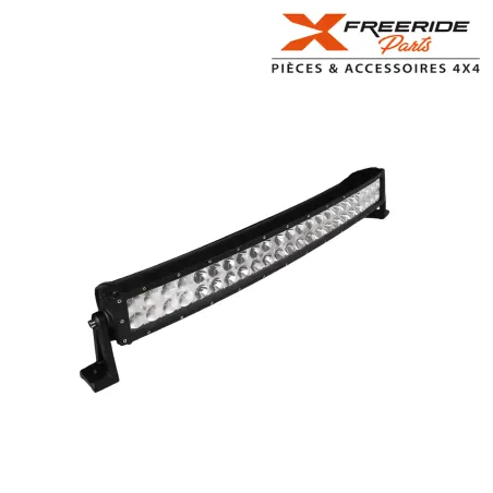 Rampe LED incurvée de 26" de 144W. Avec une très bonne finition, aluminium de qualité.