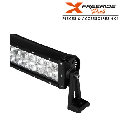 Rampe LED incurvée de 26" de 144W. Avec une très bonne finition, aluminium de qualité.