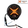 Phare LED puissant 80W homologué Osram, avec 2 intensités de lumière! Nouveau design avec couleur orange/ambré ou blanche.