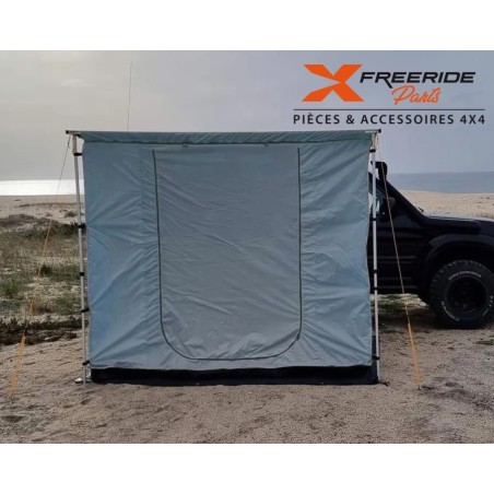 Fermeture avec sol pour auvent 2.5m x 2.5m couleur grise