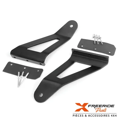 Support pour rampe LED 50" 127cm pour Jeep Cherokee XJ (1984-2001)