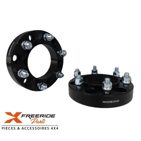 Jeu de 2 élargisseurs de voie de 30 mm en aluminium 6061-T6, visserie comprise. Ford Ranger