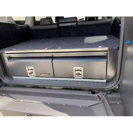 Aménagement avec tiroirs et rangements F4X4 pour Toyota Land Cruiser KDJ150 2017-