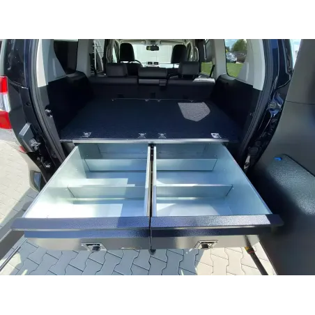 Aménagement avec tiroirs et rangements F4X4 pour Toyota Land Cruiser KDJ150 2017-