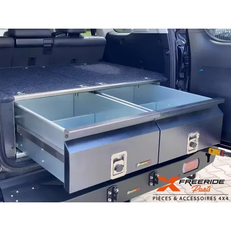 Aménagement avec tiroirs et rangements F4X4 pour Toyota Land Cruiser KDJ150 2017-