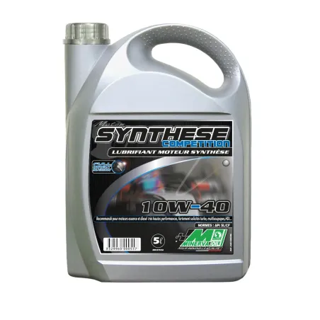 L'huile Minerva SYNTHESE COMPETITION 10W-40 est destiné à la lubrification des moteurs essence et diesel.
5L