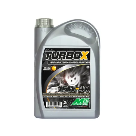 L'huile Minerva TURBO X 15W-40 est destiné à la lubrification des moteurs essence et diesel très hautes performances.
2L