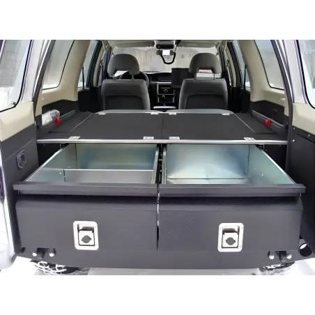 Aménagement avec tiroirs et rangements F4X4 pour Nissan Patrol GR Y61