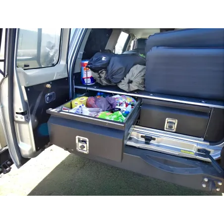 Aménagement avec tiroirs et rangements F4X4 pour Nissan Patrol GR Y61