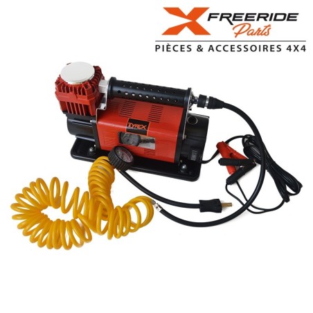 Compresseur Tyrex idéal pour raids et balades 4x4. Ce compresseur robuste est fiable vous suivra partout sans faiblir.