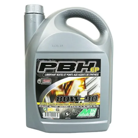 L'huile Minerva PBH EP 80W-90 et 85W-140 sont adaptés à la lubrification de tous les engrenages (boîtes, ponts...)
5L
